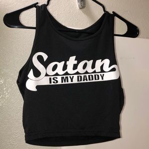 “Satan is my Daddy“ Crop Top